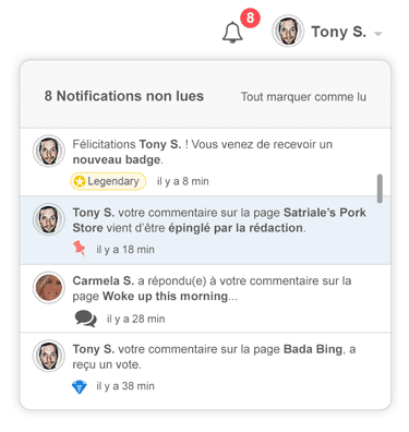 Image pour Centre de notifications