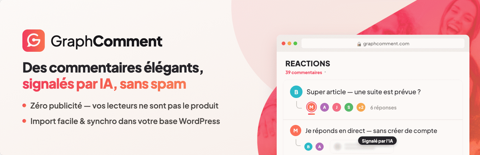 GraphComment banner, French